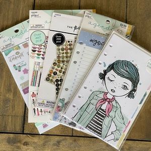 Lot of 5 The Paper Studio/Agenda 52 Planner Accessories